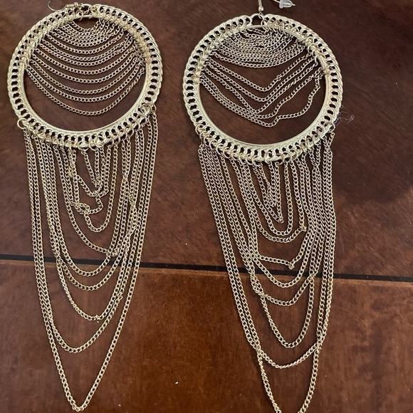 Jewelry - Gold Shingle Earrings